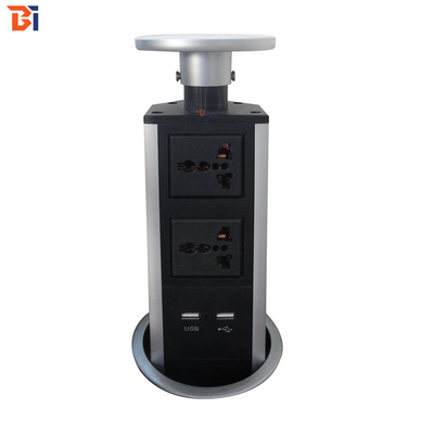 Exquisite Pop Up Counter Outlet For Hotel / School / Office Furniture